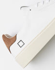 SCARPE D.A.T.E. UOMO LEVANTE CALF WHITE-BROWN