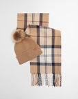 SET UNISEX SCIARPA E CAPPELLO BARBOUR BERRETTO DOVER E SCIARPA HAILES