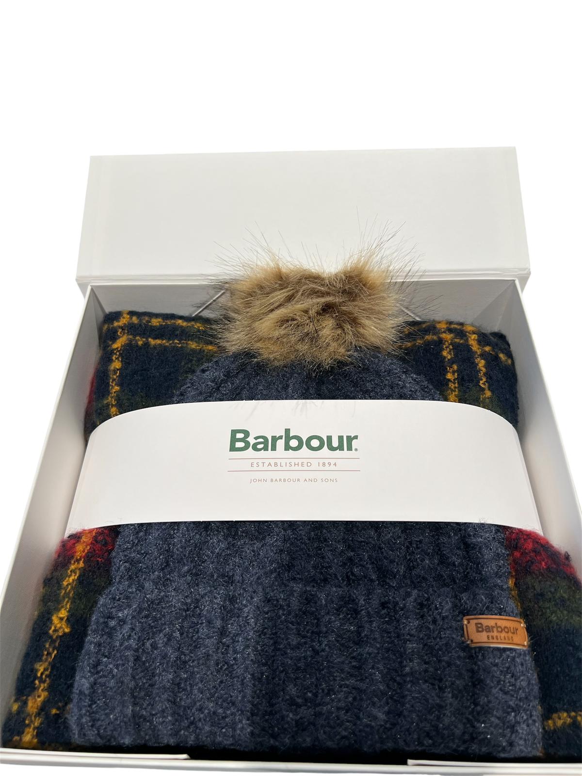 SET UNISEX SCIARPA E CAPPELLO BARBOUR
