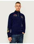 CARDIGAN MEZZA ZIP LA MARTINA UOMO