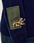 CARDIGAN MEZZA ZIP LA MARTINA UOMO