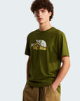 T-SHIRT THE NORTH FACE UOMO M MNT LINE RG SS TEE