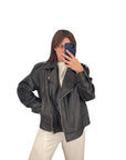 GIUBBINO DI PELLE MARELLA DONNA