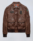 GIUBBINO IN PELLE PILOT AERONAUTICA MILITARE UOMO