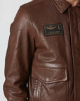 GIUBBINO IN PELLE PILOT AERONAUTICA MILITARE UOMO