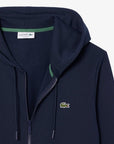 FELPA FULL ZIP CON CAPPUCCIO LACOSTE UOMO