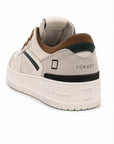 SCRAPE DATE UOMO TORNEO COLORED WHITE-CUOIO
