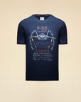 T-SHIRT AERONAUTICA MILITARE UOMO IN COTONE CON STAMPA F-35 TS2536