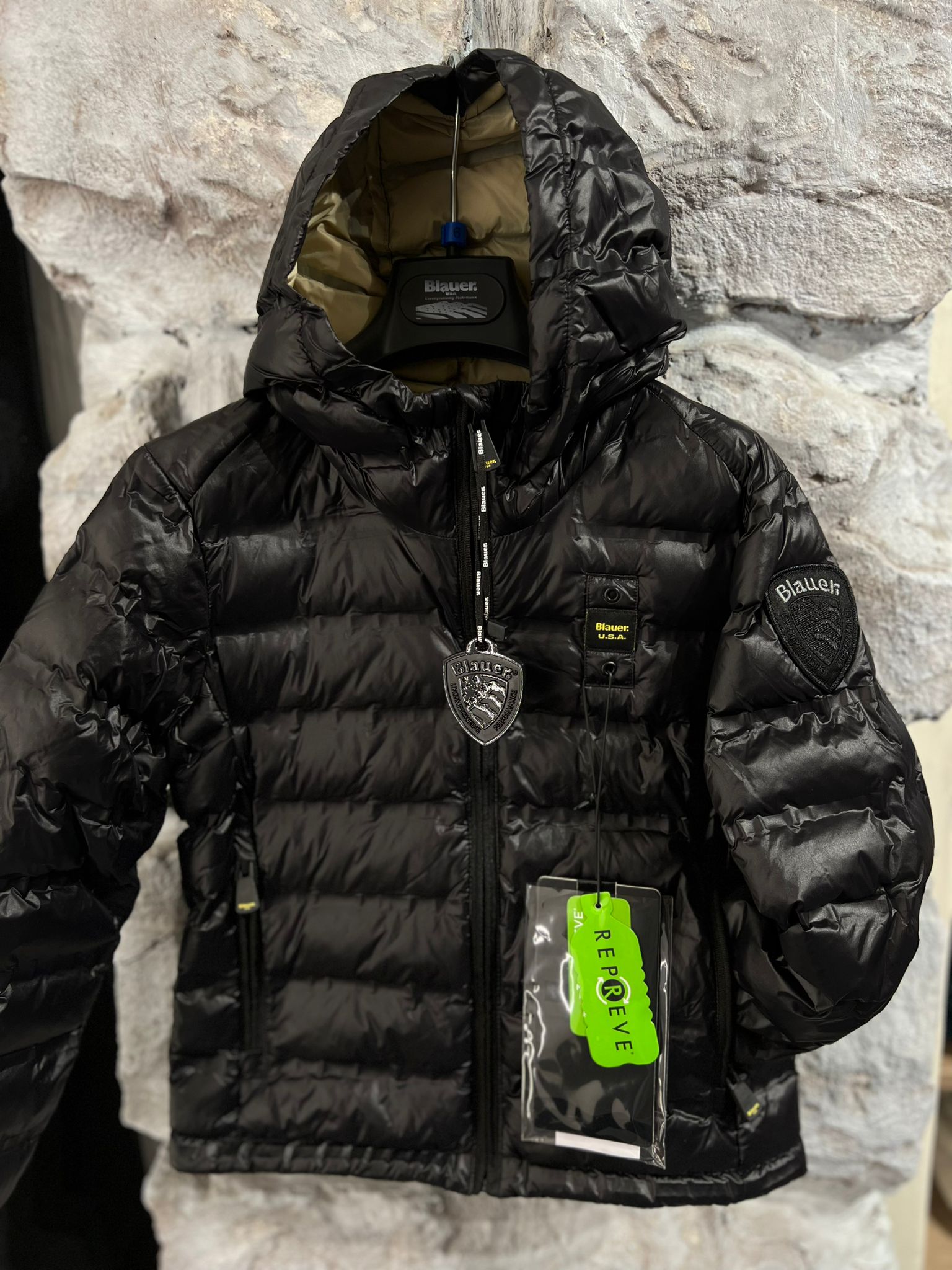 VESTE BLAUER POUR FILLE – HEMISPHERE VAIRANO - Main Image