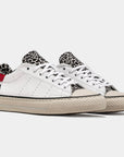 D.A.T.E. DONNA LINEA POP WHITE-LEOPARD
