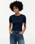 T-SHIRT TOMMY HILFIGER DONNA SLIM CODY C-NK SS