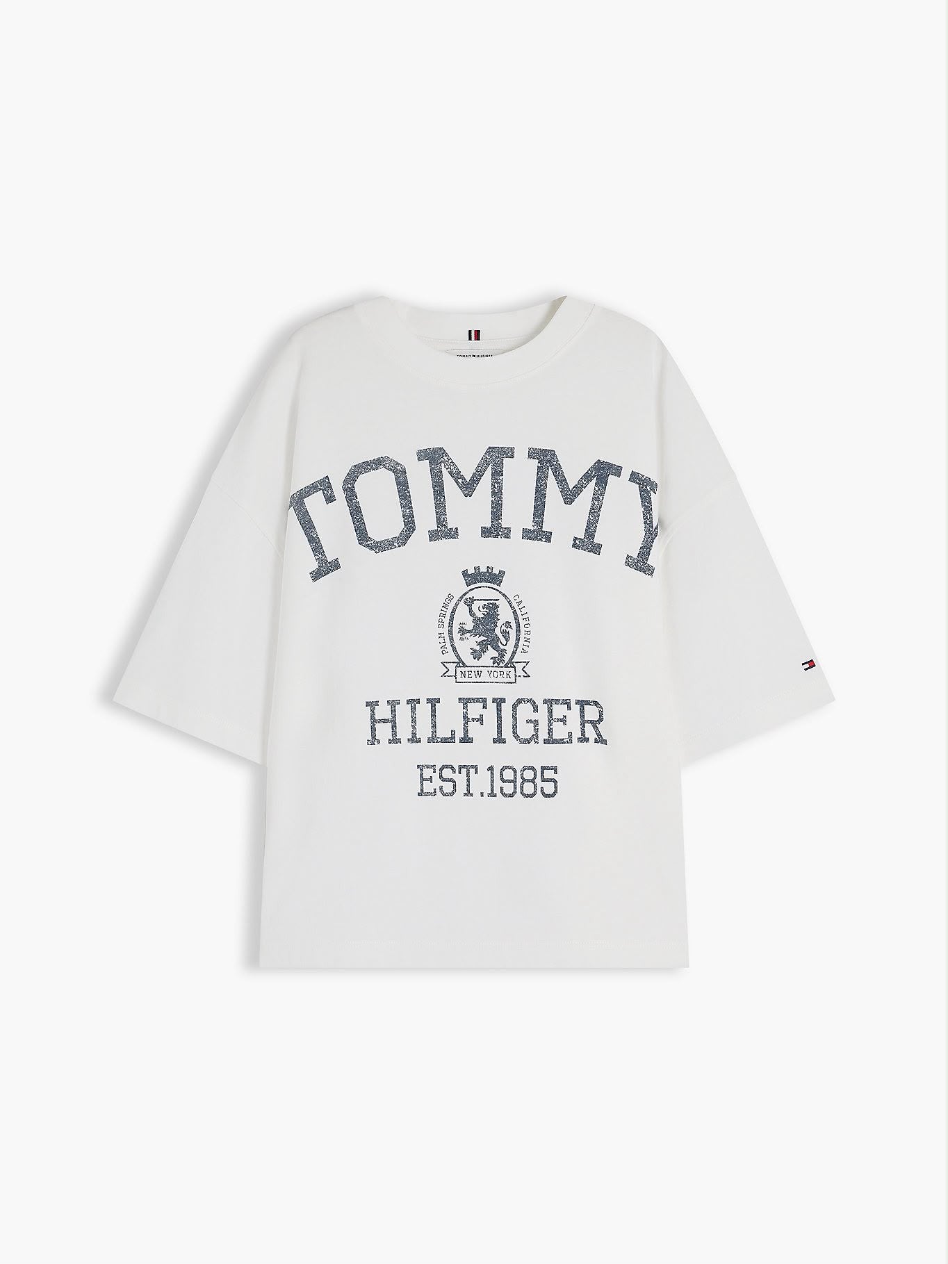 T-SHIRT TOMMY HILFIGER DONNA VARSITY CREST RLX SS