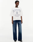 T-SHIRT TOMMY HILFIGER DONNA VARSITY CREST RLX SS