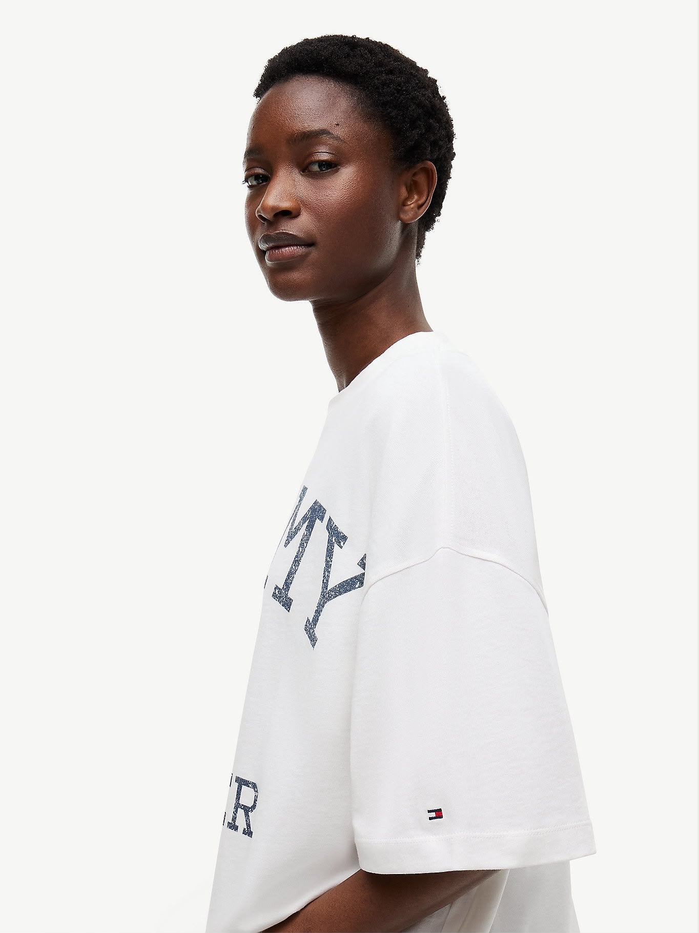 T-SHIRT TOMMY HILFIGER DONNA VARSITY CREST RLX SS