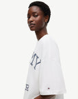 T-SHIRT TOMMY HILFIGER DONNA VARSITY CREST RLX SS