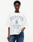 T-SHIRT TOMMY HILFIGER DONNA VARSITY CREST RLX SS