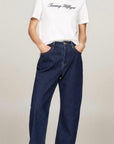 T-SHIRT TOMMY HILFIGER DONNA CLASSIC SCRIPT TRAPEZE TEE