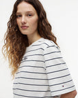 T-SHIRT TOMMY HILFIGER DONNA CLASSIC SCRIPT TRAPEZE TEE