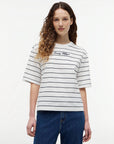 T-SHIRT TOMMY HILFIGER DONNA CLASSIC SCRIPT TRAPEZE TEE