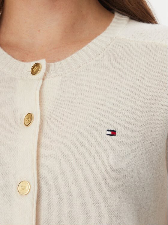 PULLOVER TOMMY HILFIGER DONNA SOFT WOOL JERSEY SLIM CARDI