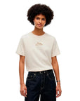 T-SHIRT TOMMY HILFIGER DONNA GOLD SCRIPT MDRN C-NK S/S