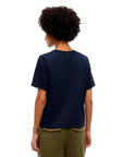 T-SHIRT TOMMY HILFIGER DONNA GOLD SCRIPT MDRN C-NK S/S