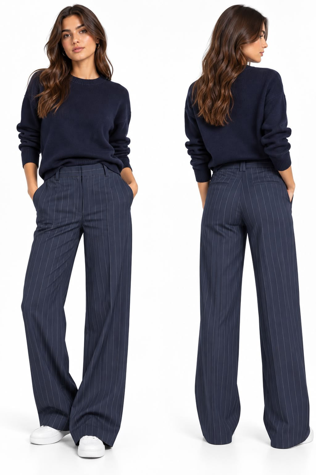 PANTALONE TOMMY HILFIGER DONNA VISCOSE BLEND STRAIGHT PANT
