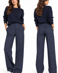 PANTALONE TOMMY HILFIGER DONNA VISCOSE BLEND STRAIGHT PANT