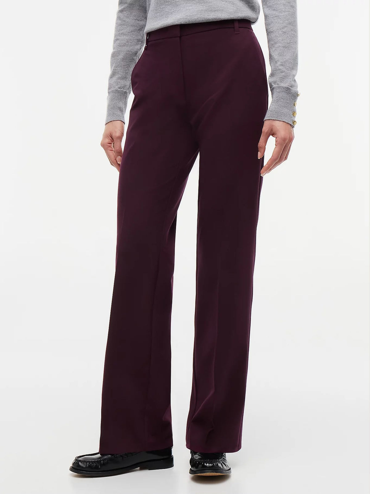 TOMMY HILFIGER WOMEN'S BI-STRETCH TRAVEL SLIM BOOTCUT TROUSERS