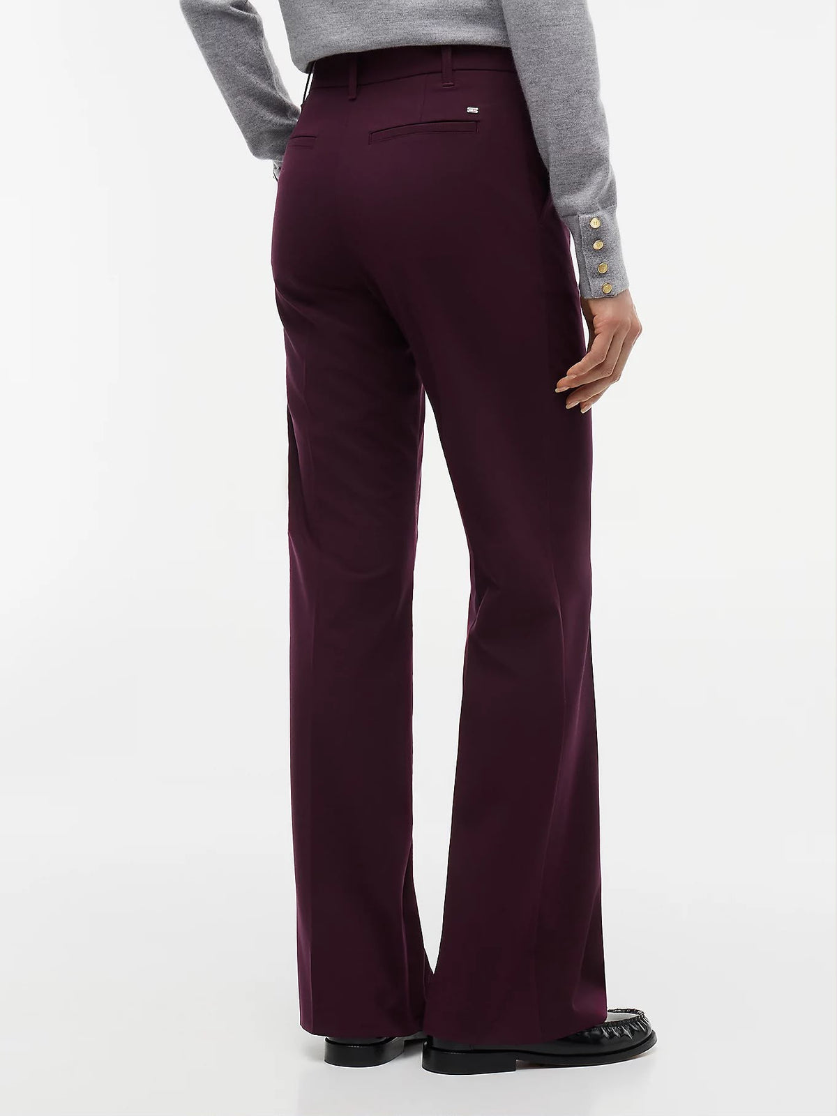 TOMMY HILFIGER WOMEN'S BI-STRETCH TRAVEL SLIM BOOTCUT TROUSERS
