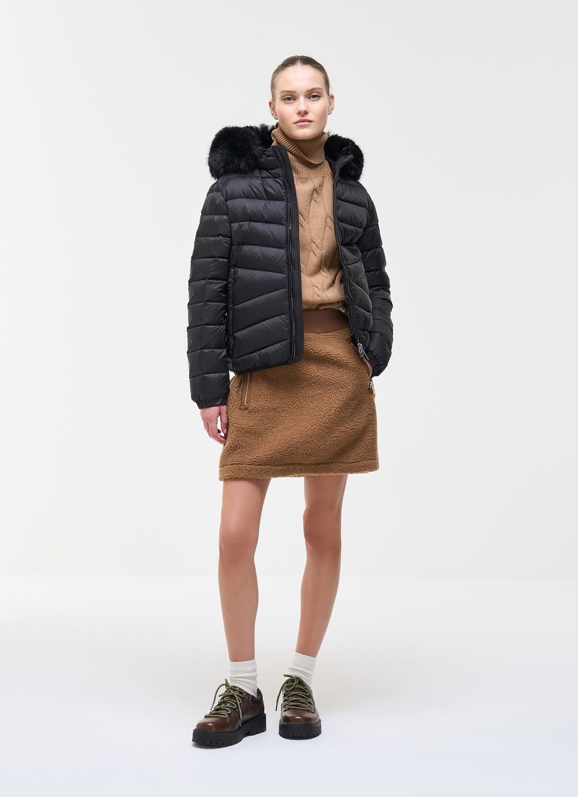 GIUBBINO CON PELLICCIA COLMAR DONNA