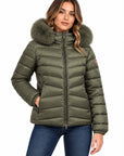 WOMEN'S COLMAR JACKET WITH FUR TRIM