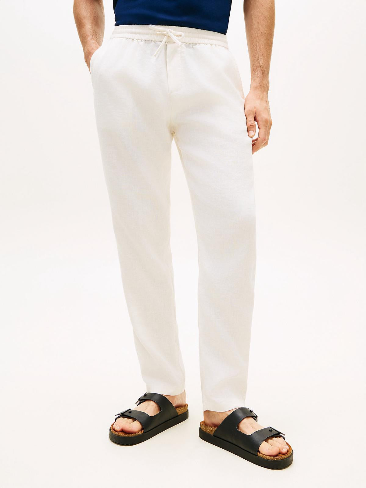 PANTALONE IN LINO TOMMY HILFIGER UOMO HARLEM PO SORONA LINEN