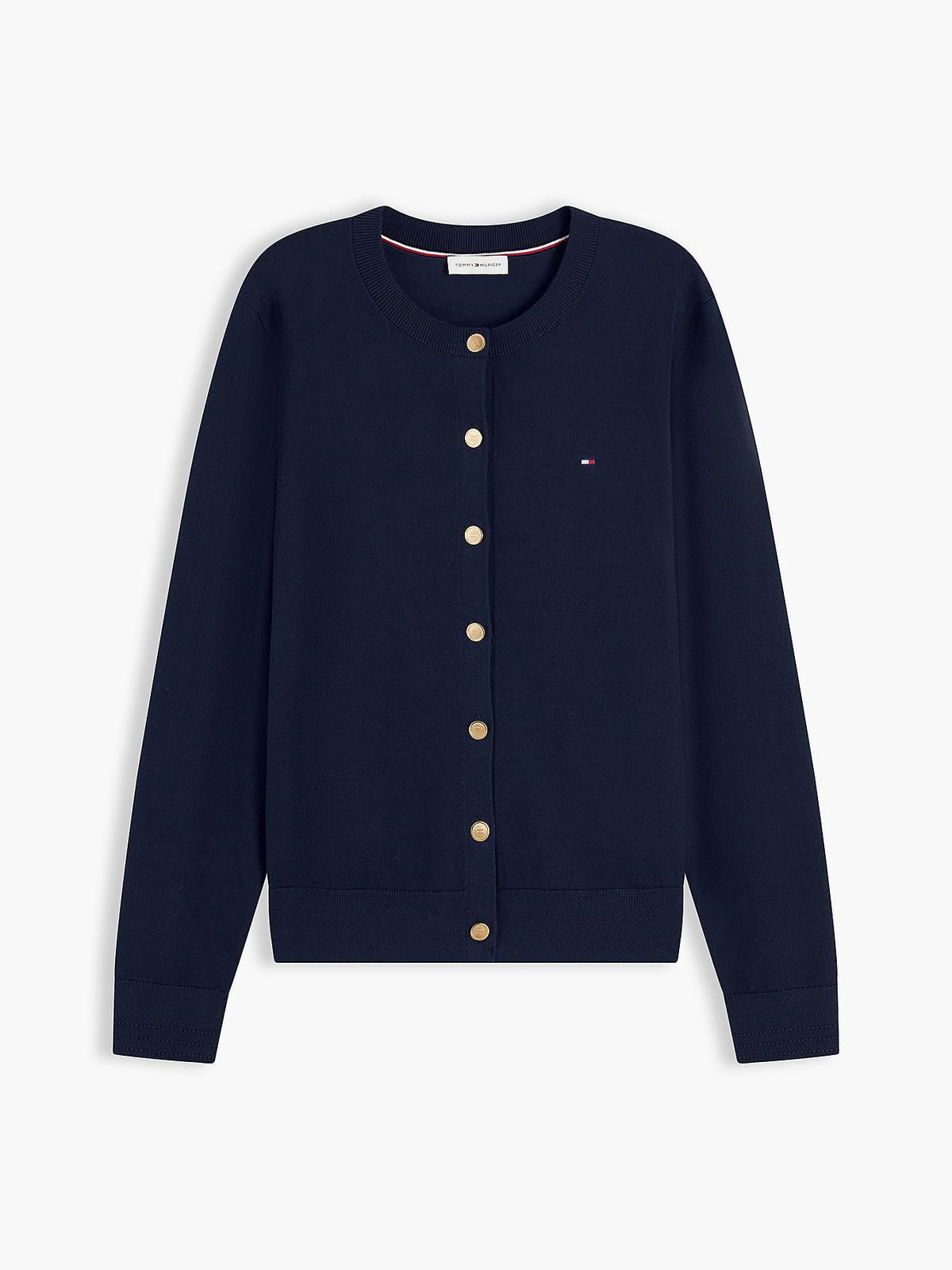 CARDIGAN TOMMY HILFIGER DONNA CO JERSEY FINE GG C-NK LS CARDI