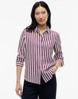 TOMMY HILFIGER WOMEN'S FLUID REGULAR STRIPED SHIRT