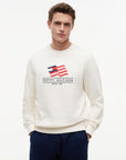 FELPA TOMMY HILFIGER UOMO RWB MAIN FLAG TERRY CREW