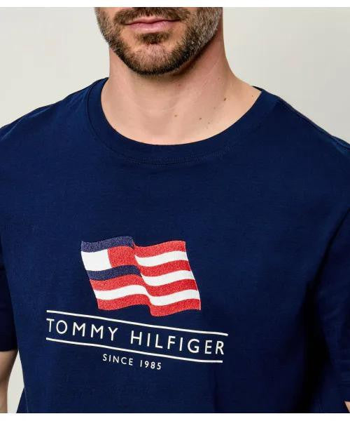 T-SHIRT TOMMY HILFIGER UOMO RWB MAIN FLAG REGULAR TEE