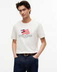 T-SHIRT TOMMY HILFIGER UOMO RWB MAIN FLAG REGULAR TEE