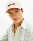 CAPPELLO CON VISIERA TOMMY HILFIGER UOMO TH FOUNDATION CANVAS 6 PANEL CAP