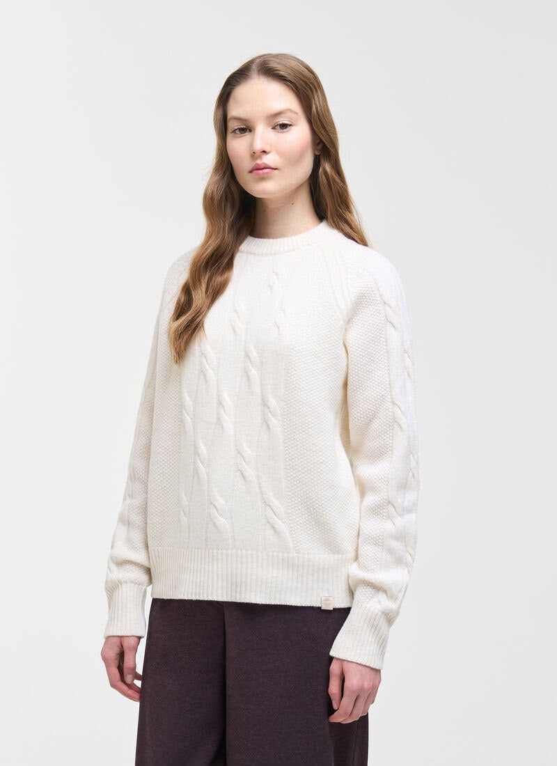 PULLOVER A TRECCE COLMAR DONNA