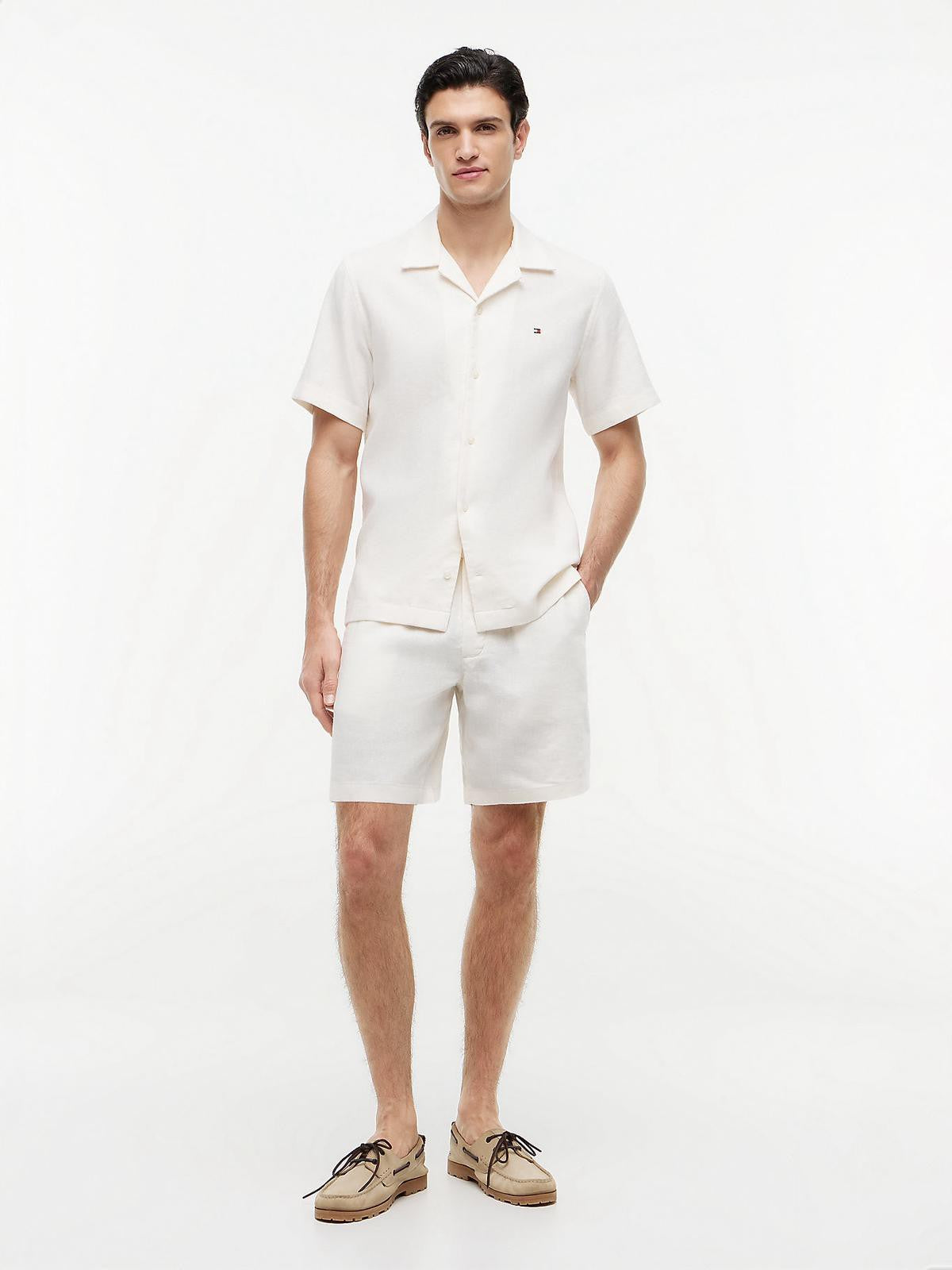 SHORT IN LINO TOMMY HILFIGER UOMO DOVER 8 PO SORONA LINEN