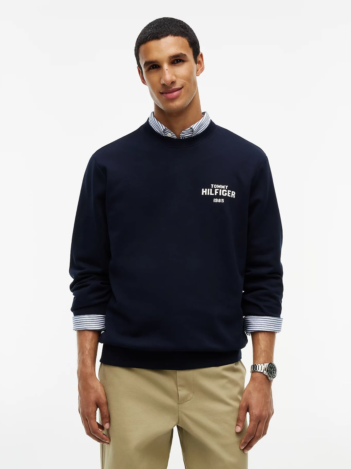 FELPA TOMMY HILFIGER UOMO HILFIGER 1985 REF TERRY CREW