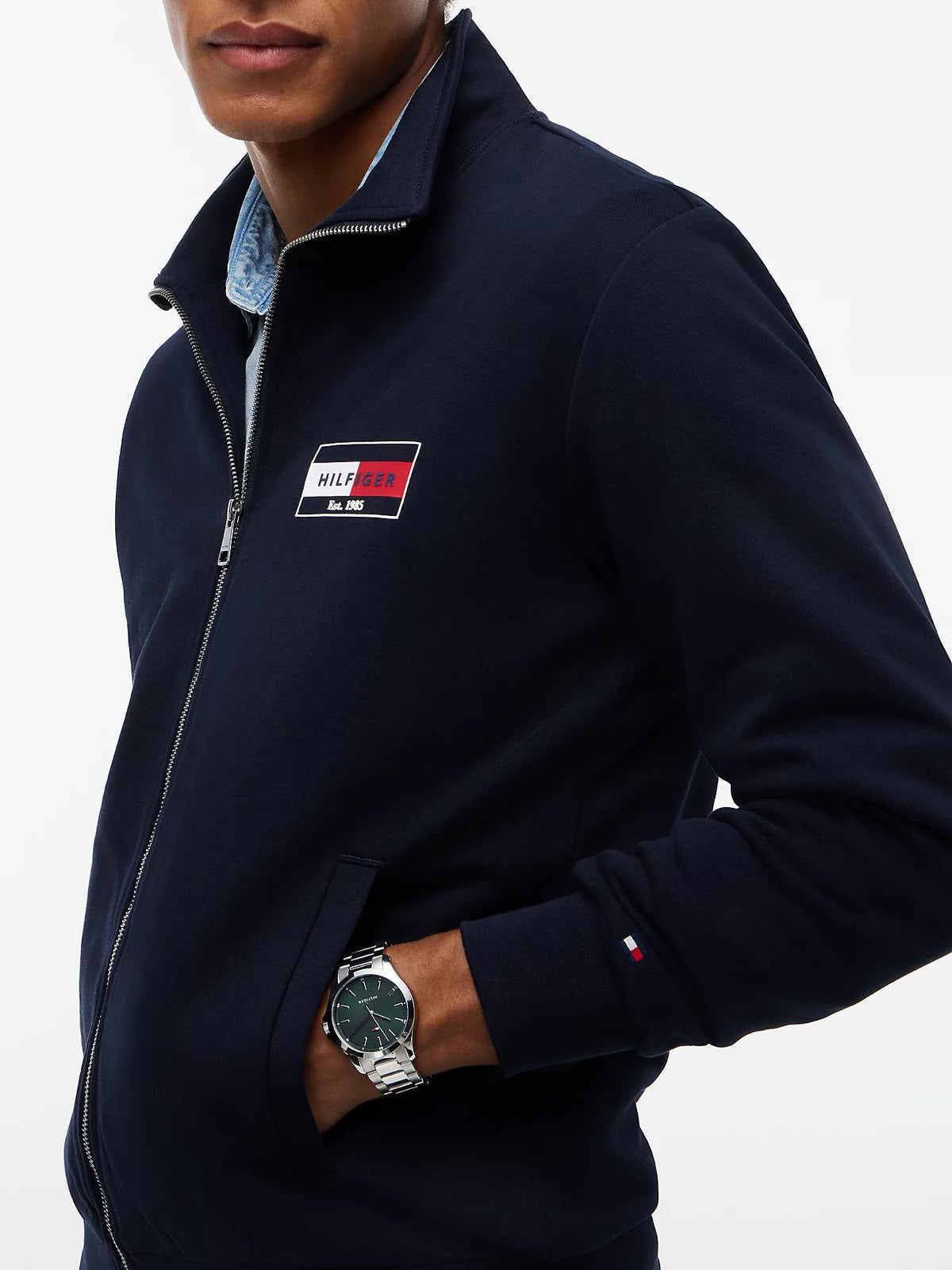 FELPA TOMMY HILFIGER UOMO BRAND LOVE SMALL FLAG REG ZT