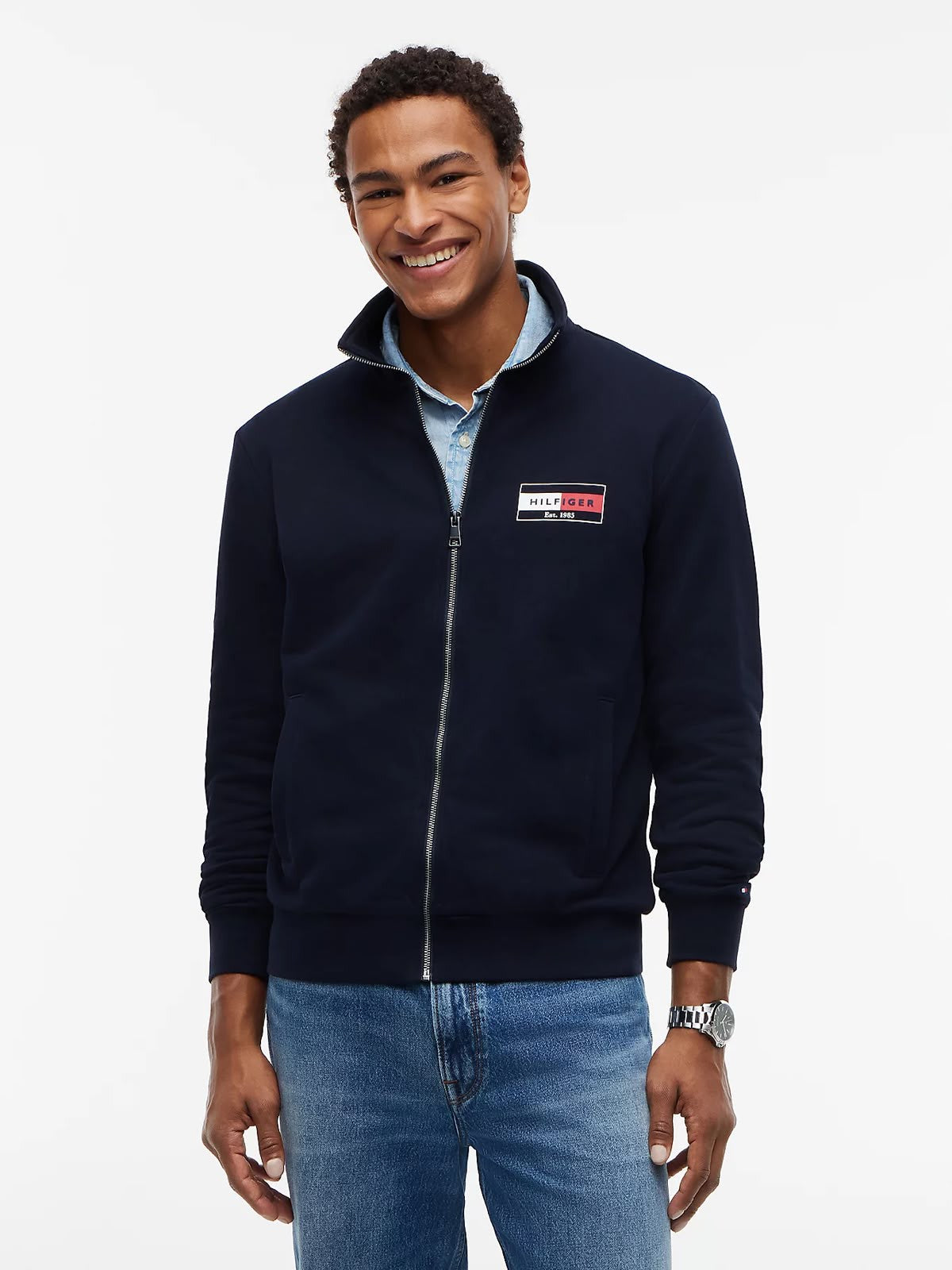 FELPA TOMMY HILFIGER UOMO BRAND LOVE SMALL FLAG REG ZT