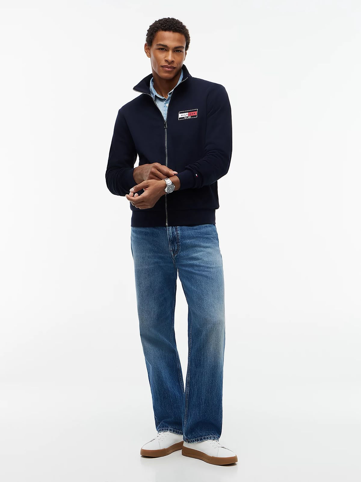 FELPA TOMMY HILFIGER UOMO BRAND LOVE SMALL FLAG REG ZT
