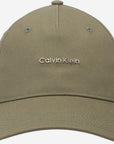 CAPPELLO CON VISIERA CALVIN KLEIN UOMO COTON TWILL STANDARD LOGO HW CAP