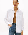 CAMICIA TOMMY HILFIGER DONNA ESS POPLIN EASY FIT SHIRT
