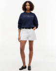 FELPA TOMMY HILFIGER DONNA EXT CORP LOGO MDRN SWTSRT