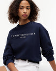 FELPA TOMMY HILFIGER DONNA EXT CORP LOGO MDRN SWTSRT