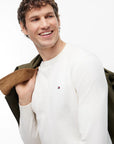 TOMMY HILFIGER HERREN PULLOVER PIMA ORG CTN CASHMERE CREW NECK